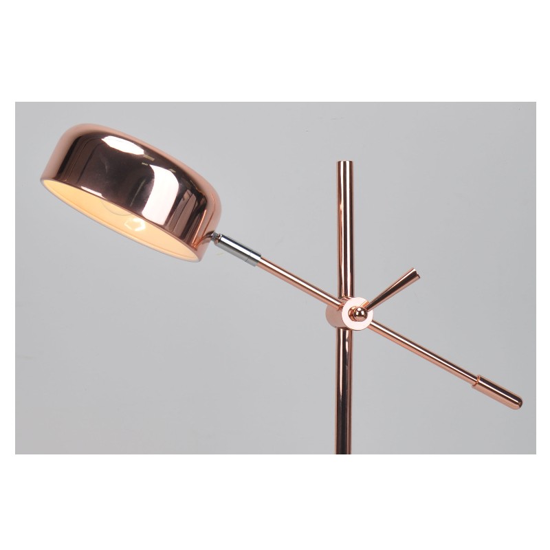 Lampa de masă cu nuanță de metal și funcție de reglare