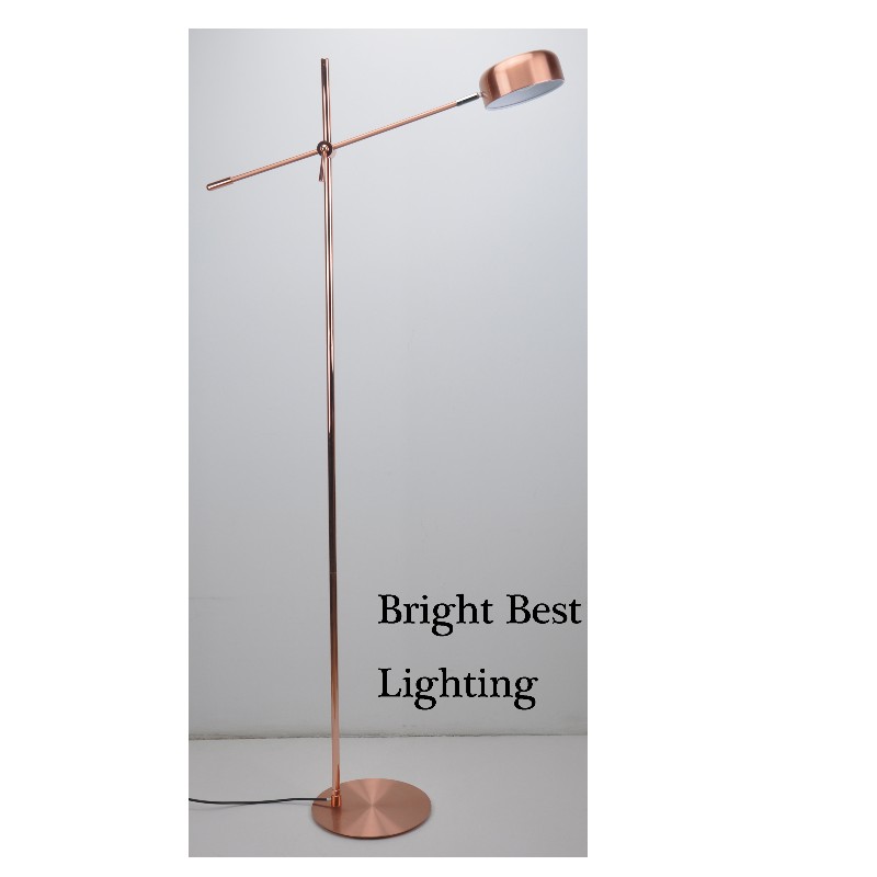 Lampa de podea cu funcție de reglare și bază plană