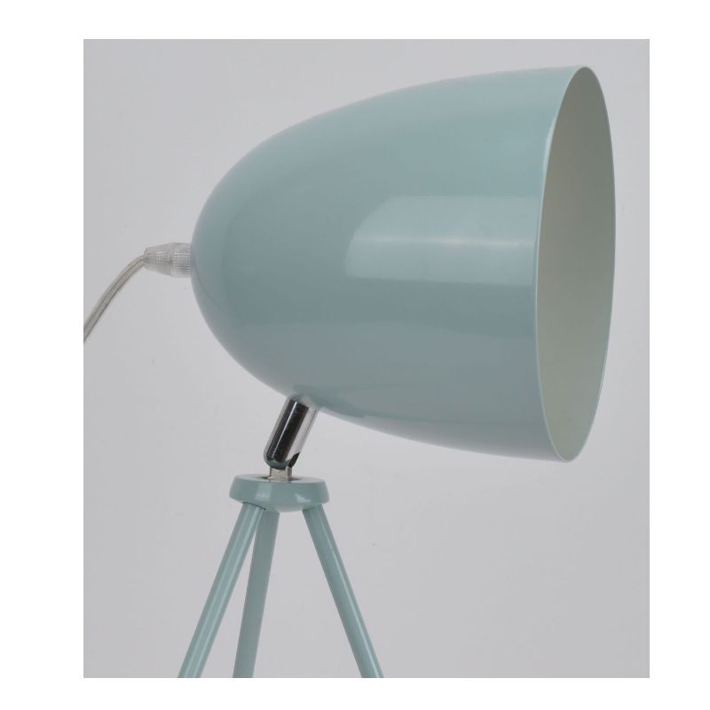 Lampa de trepied cu nuanță metalică și funcție de reglare