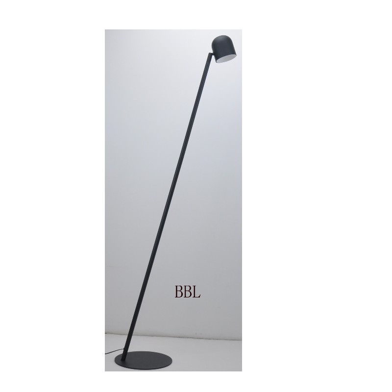 Lampa de podea LED cu nuanță de metal