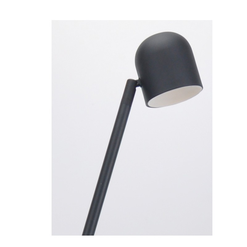 Lampa de podea LED cu nuanță de metal
