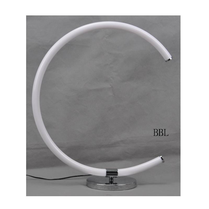 Lampa de masă LED cu tub acrilic în formă de C