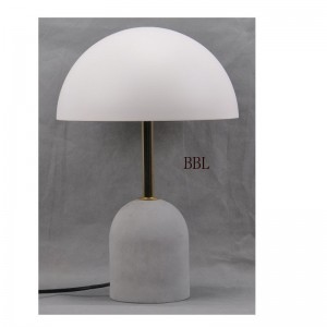 Lampa de masă cu LED de înaltă tensiune cu bază din beton