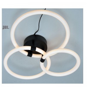 Lampă de tavan LED cu inel rotund acrilic