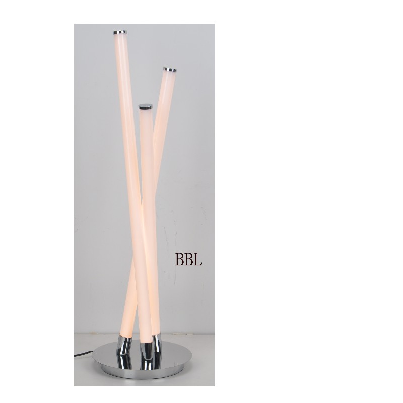 Lampă de masă LED cu tub acrilic drept