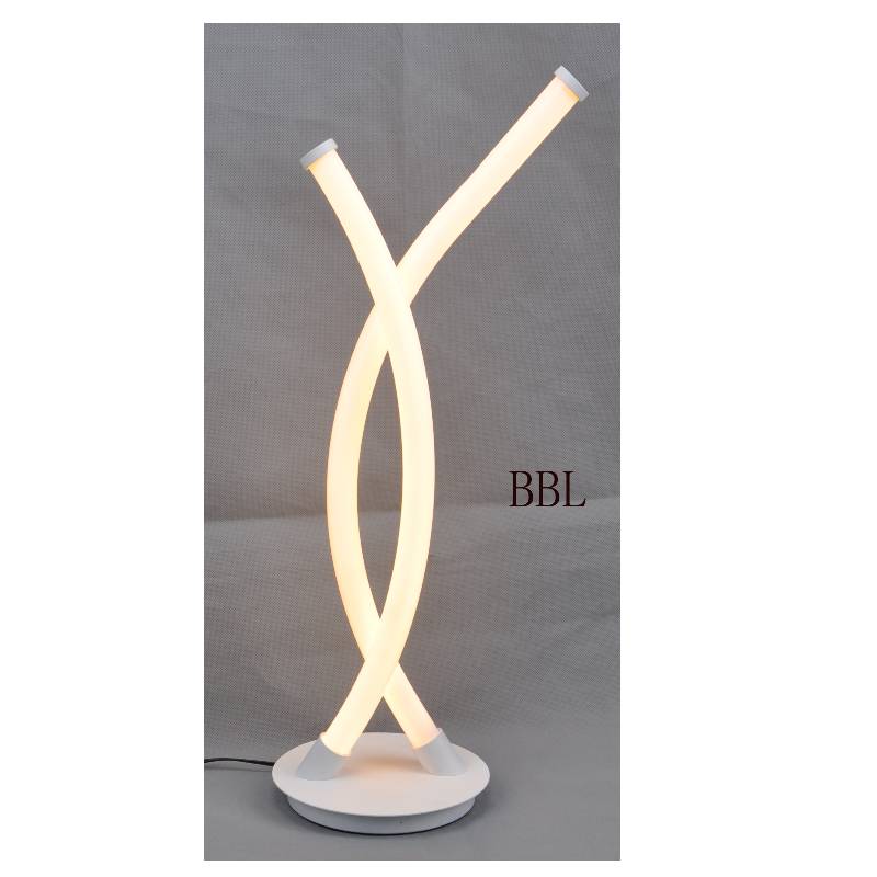 Lampa de masă LED cu tub acrilic X și fără umbră