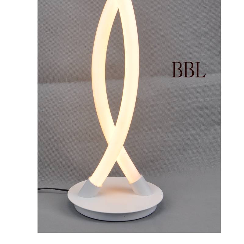 Lampa de masă LED cu tub acrilic X și fără umbră