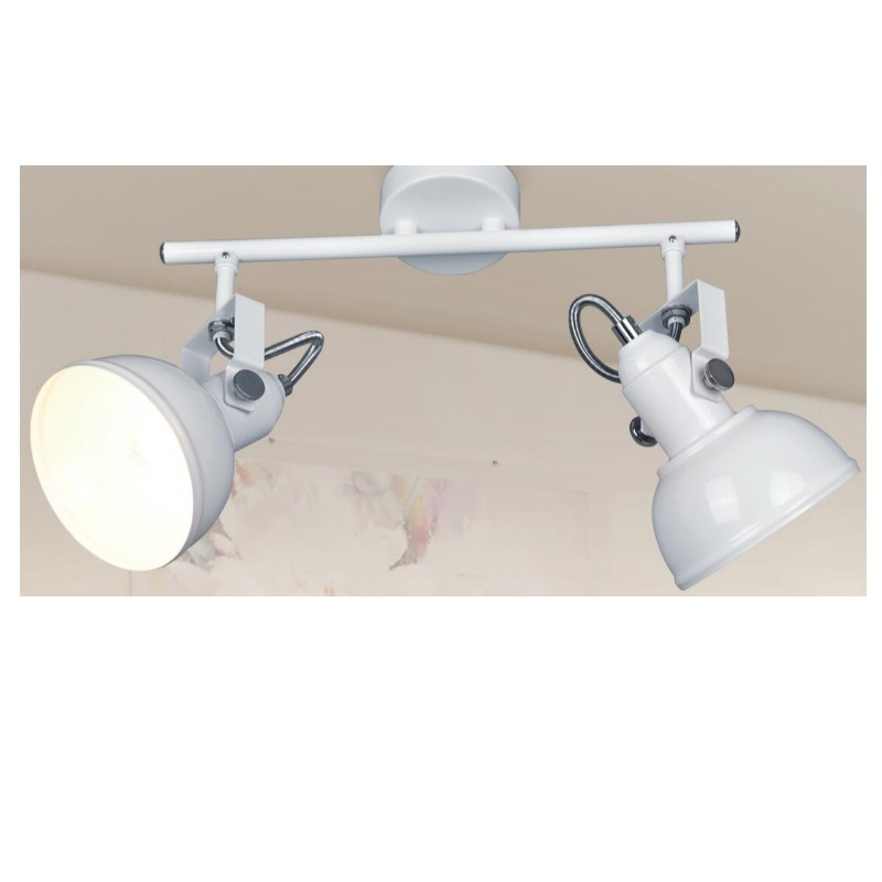 Spot luminos-2 cu nuanță de metal și suport U