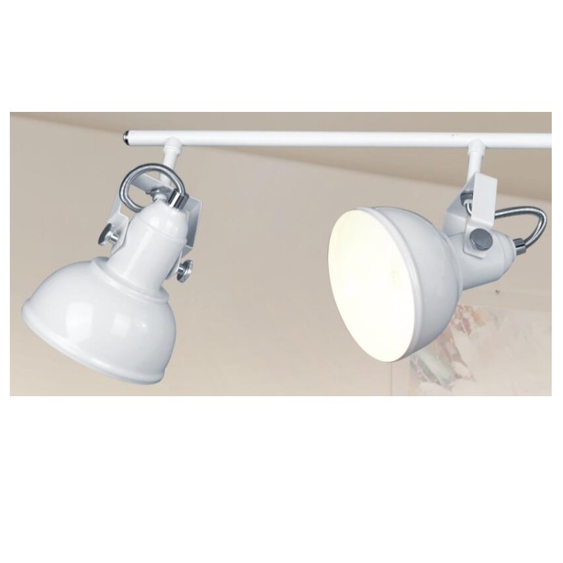 Spot luminos-4 cu nuanță de metal și suport U