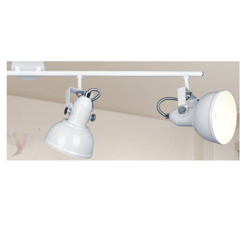 Spot luminos-4 cu nuanță de metal și suport U
